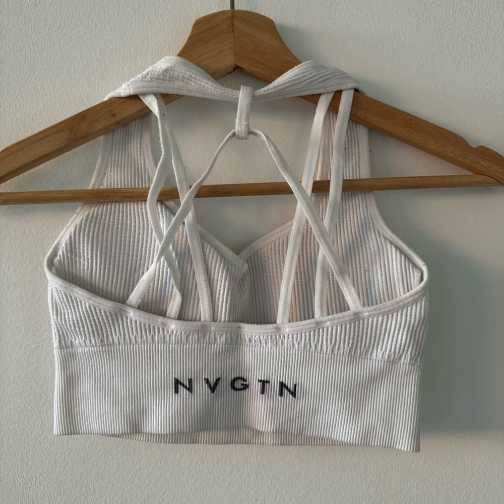 NVGTN white sports bra - Picture 4 of 4
